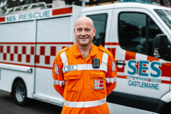 Daniel Bone, Economic Development Coordinator Mount Alexander Shire Council and Deputy Manager Victoria State Emergency Service