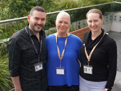 The Banyule Continuous Improvement Team: Rob, Kirsten and Kate