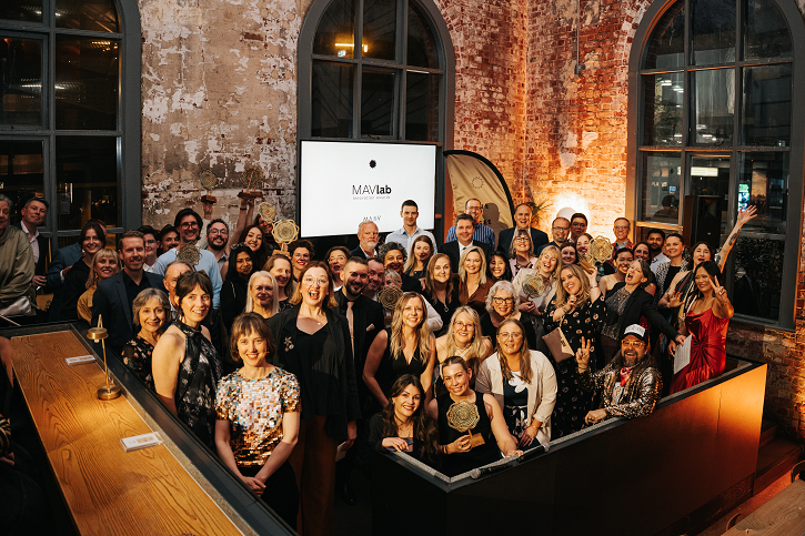 People at the 2025 MAVlab Innovation Awards Celebration