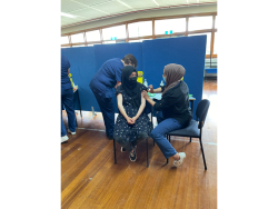Language school immunisation session