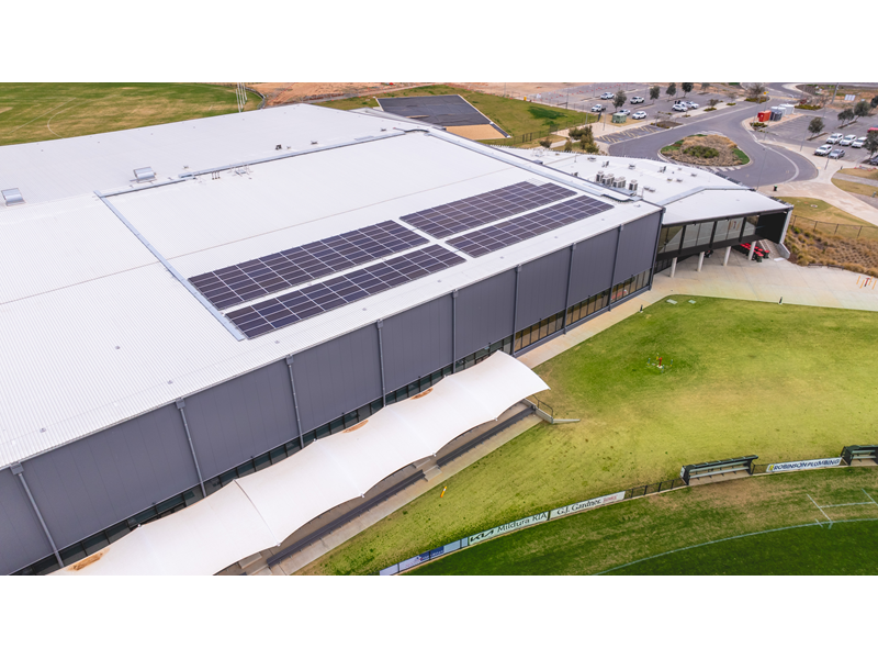 Mildura Sporting Precinct Solar Panels - May 2024