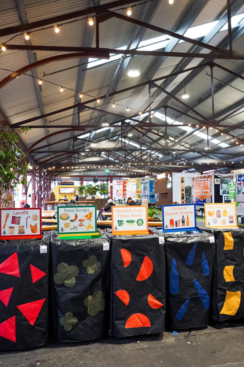 Queen Victoria Market Circular Economy Precinct Pilot - Bin Station