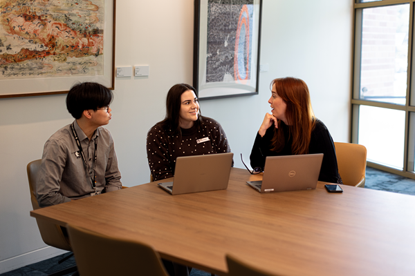 Council staff in a meeting