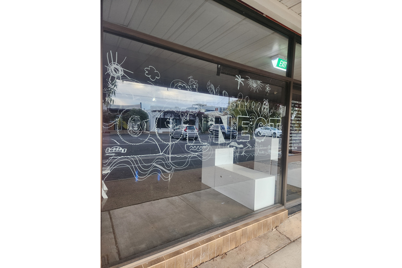 Mallee Arts CoLab window