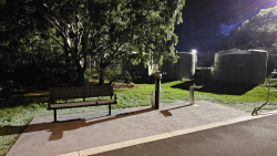 Gardiners Creek - Bike repair station and resting furniture