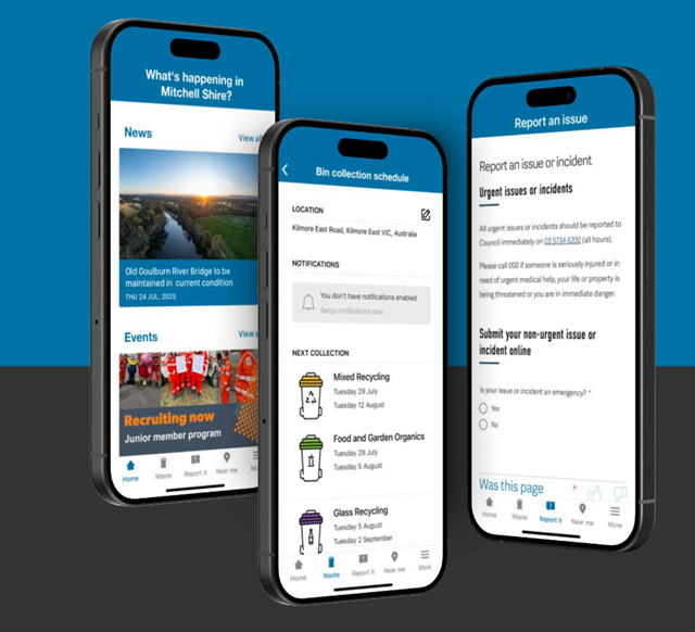 The 'My Mitchell' mobile app