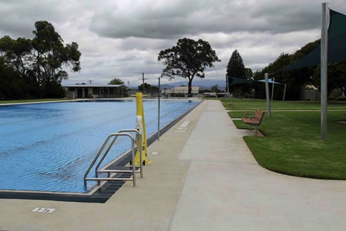 Moe outdoor pool after refurbishment