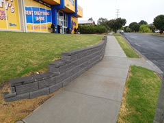 Another view of Anderson Street after the construction of the footpath