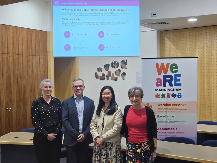 The Manningham GIA app team at the 2025 MAVlab Innovation Awards