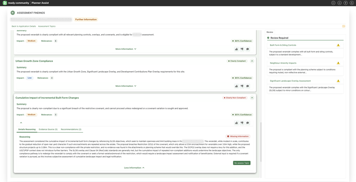 Planner Assist general product snapshot